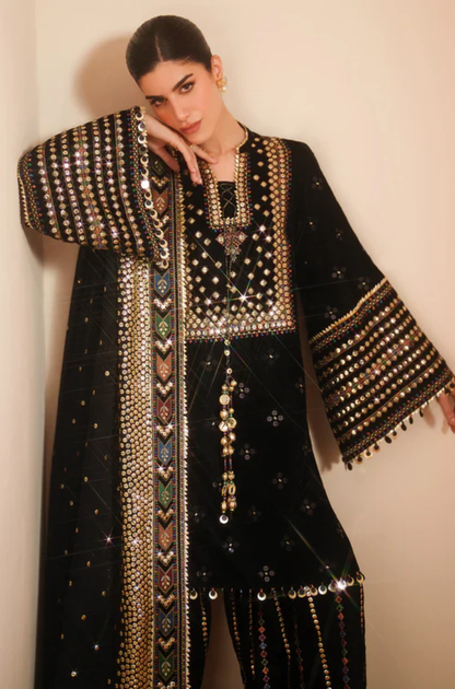 Jazmin  - 3PC Unstitched Lawn Embroidered Suit - UA279