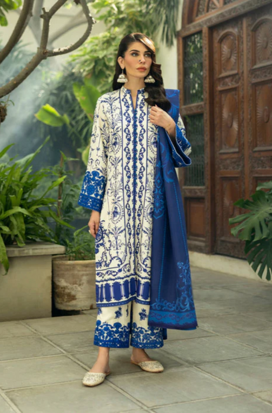 Zainab Chottani- 3PC Lawn Digital Printed Suit-UPHB051