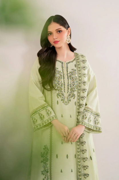 Garnet - 3PC Lawn Embroidered Suit - UPC061